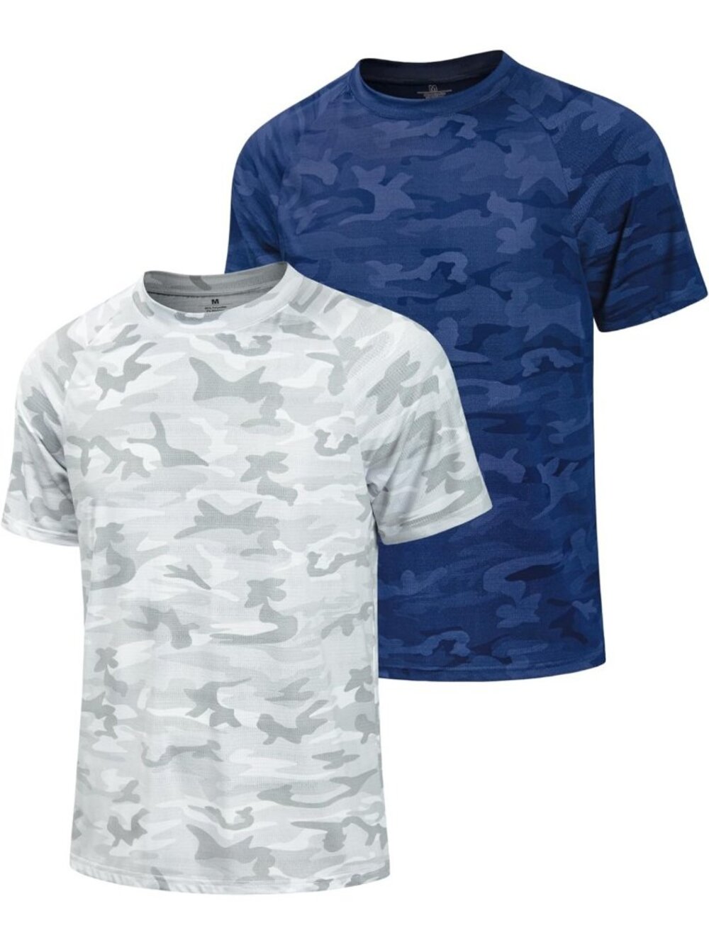 Men's Camo Long Sleeve Athletic Shirt - Quick Dry, Lightweight, Sun Protection